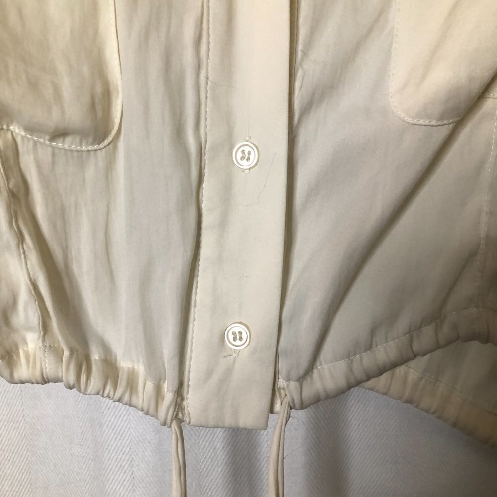 Topshop Cream Button-Up Blouse - Picture 7 of 16